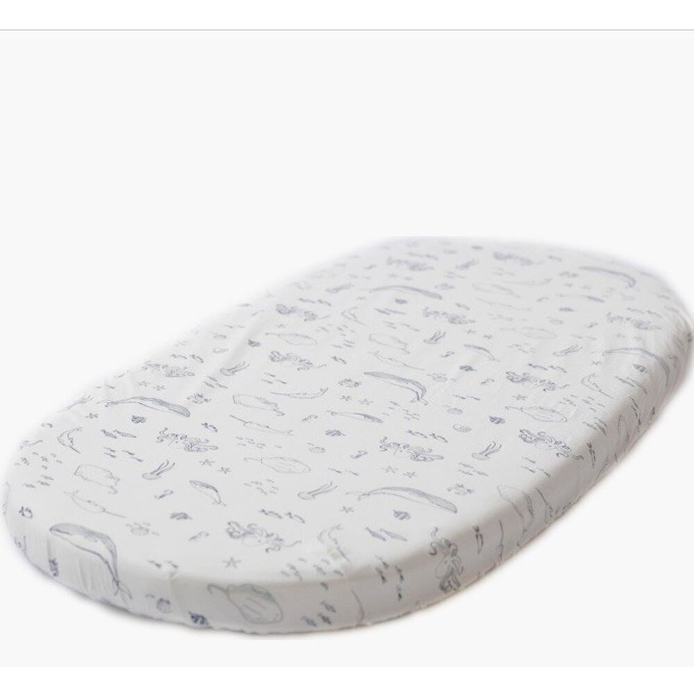 Stokke Sleepi Fitted Sheet by Pehr Life Aquatic Crib Sheet Organ. Cotton NEW $59